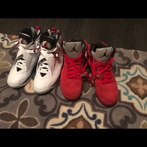 Jordan 8s an 5s