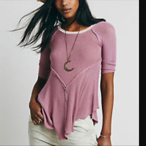 Free People Tops - Intimately free people rayon tunic 3/4 sleeve XS