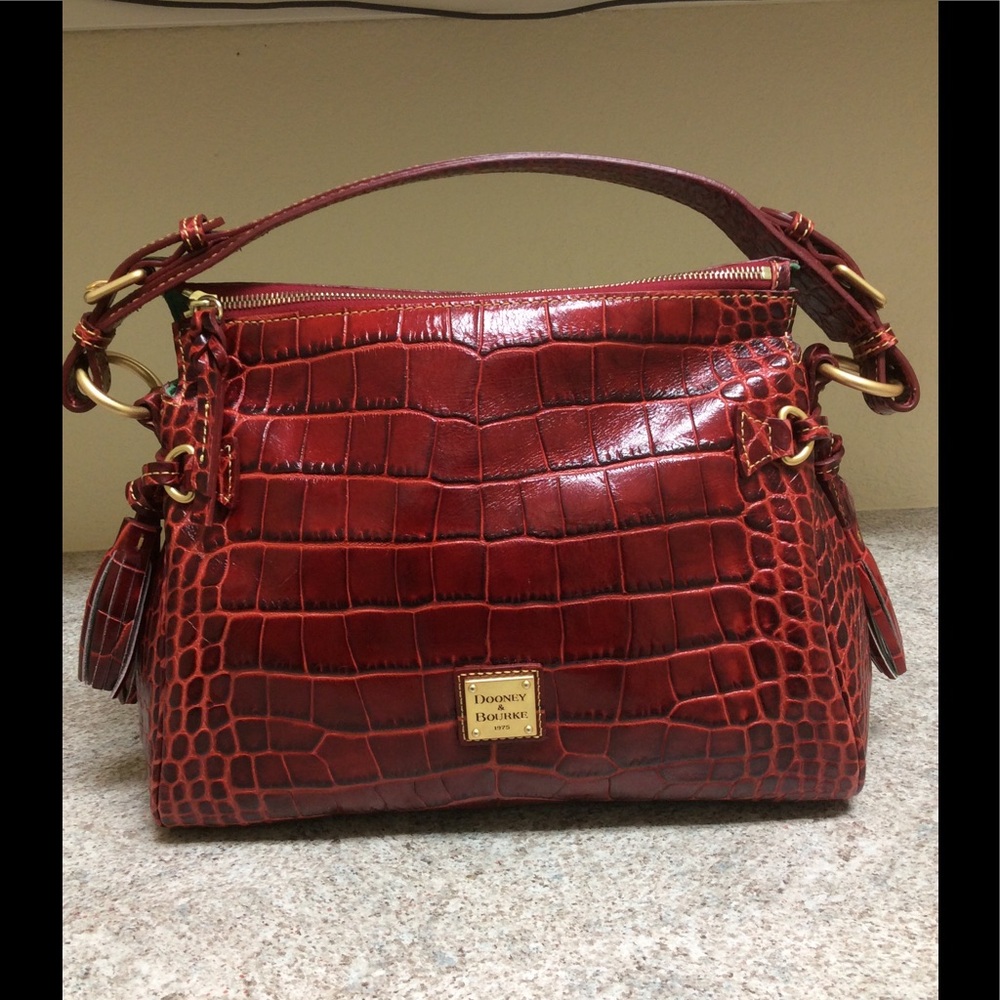 Dooney & Bourke Red Croc Handbag