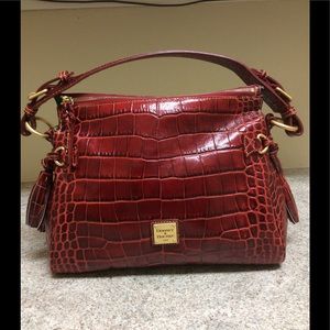 Dooney & Bourke Red Croc Handbag