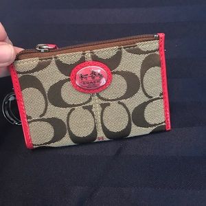 ✨ Coach keychain small wallet☺️