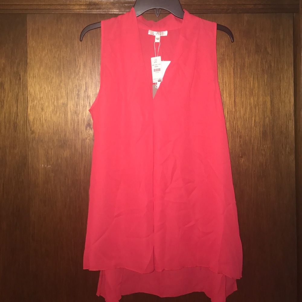 Pink/red tank top