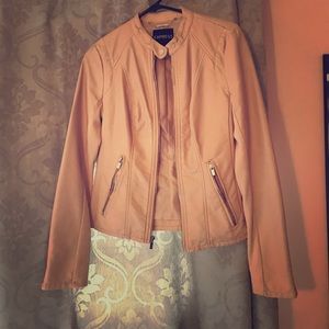 Faux leather jacket