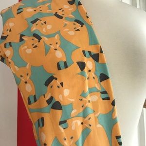 New Lularoe RARE Fox 🦊Leggings OS One Size Animal