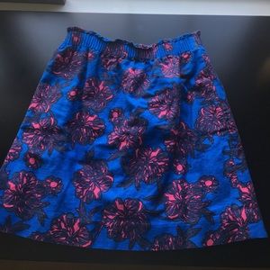 J Crew floral skirt