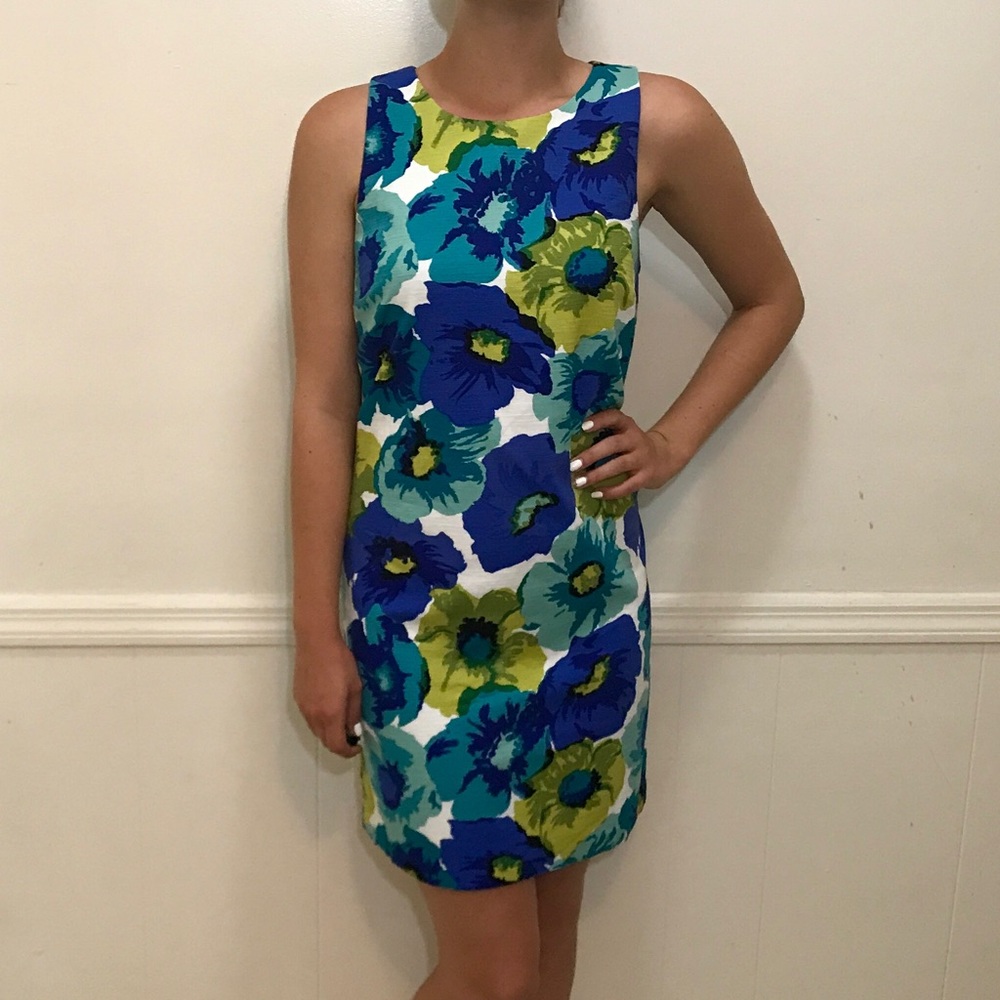 LOFT Floral Shift Dress