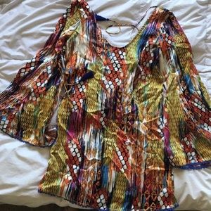 NWT Patterned Luxe Dress