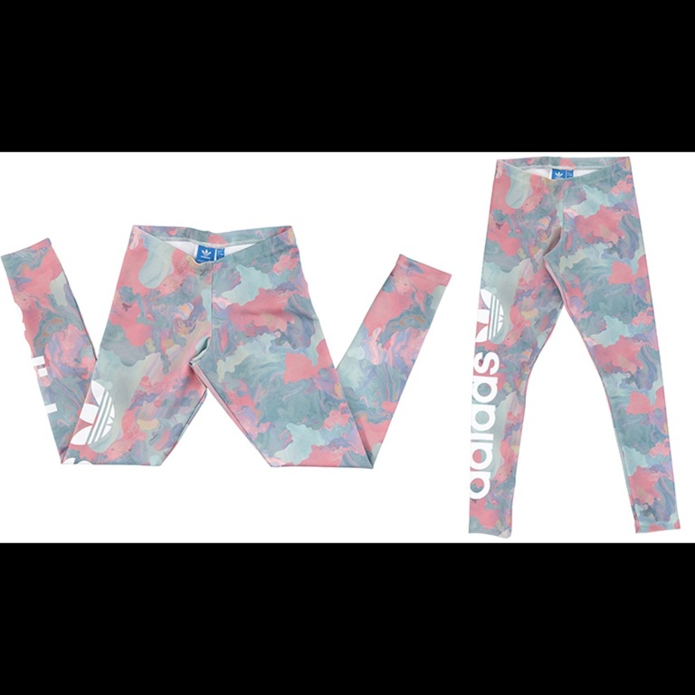 Adidas pastel camouflage leggings