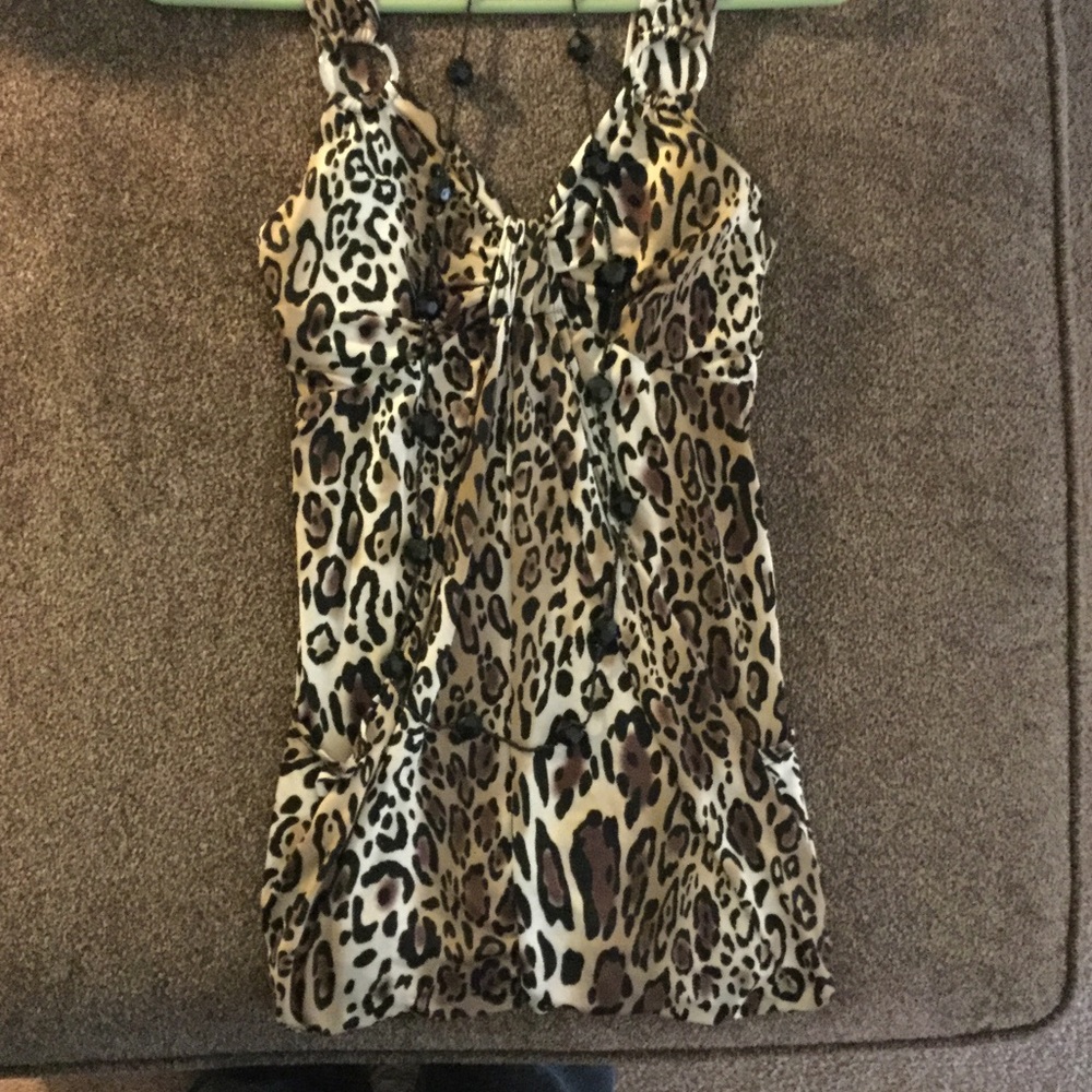 Leapard print blouse