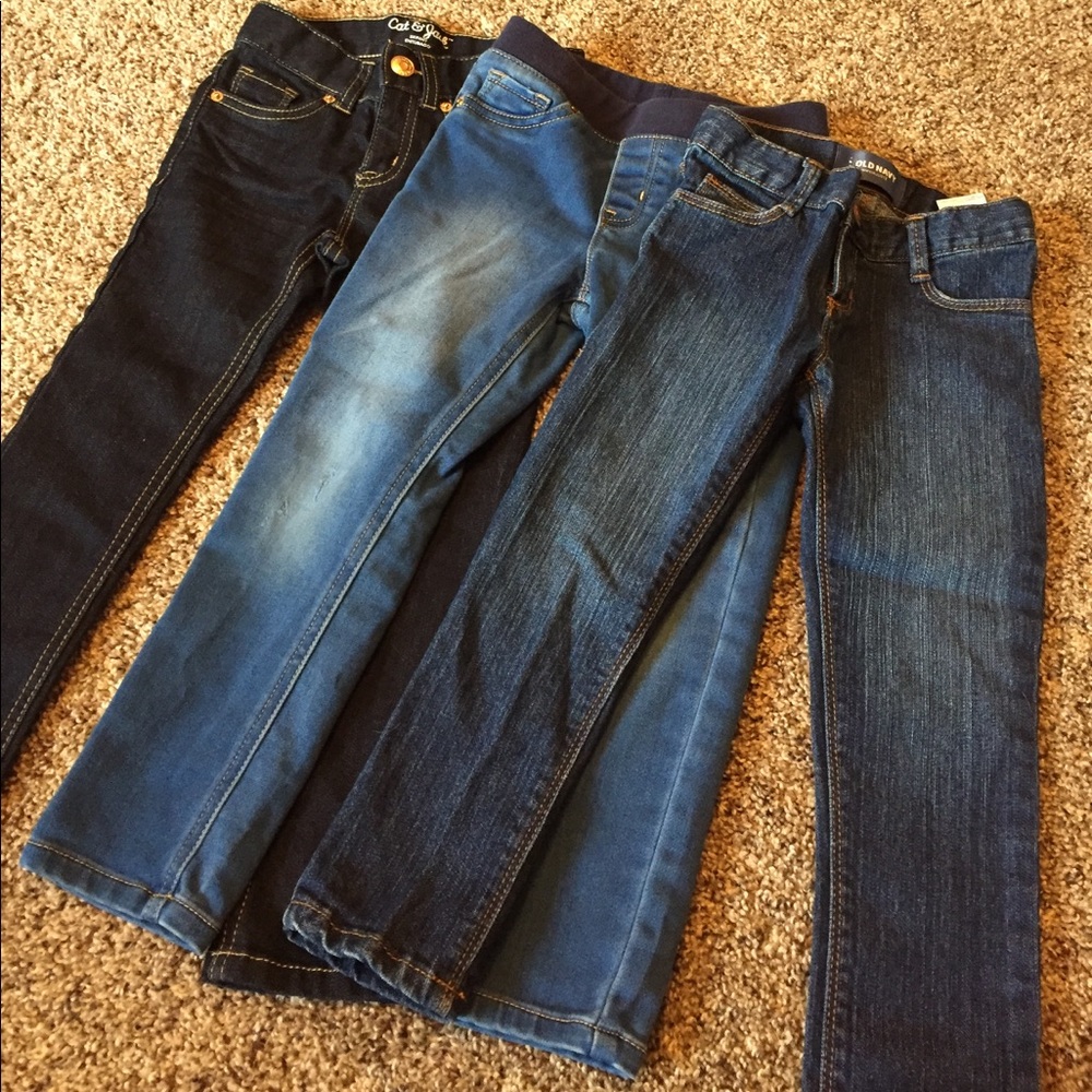 3 Pairs of Little Girls 4T Jeans