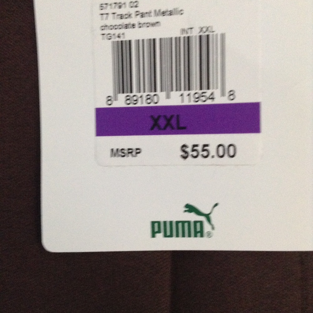PUMA JOGGERS NEW RETAIL $55 SIZE XXL