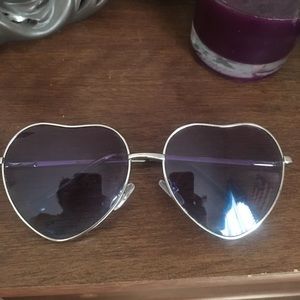 Heart shaped sunglasses