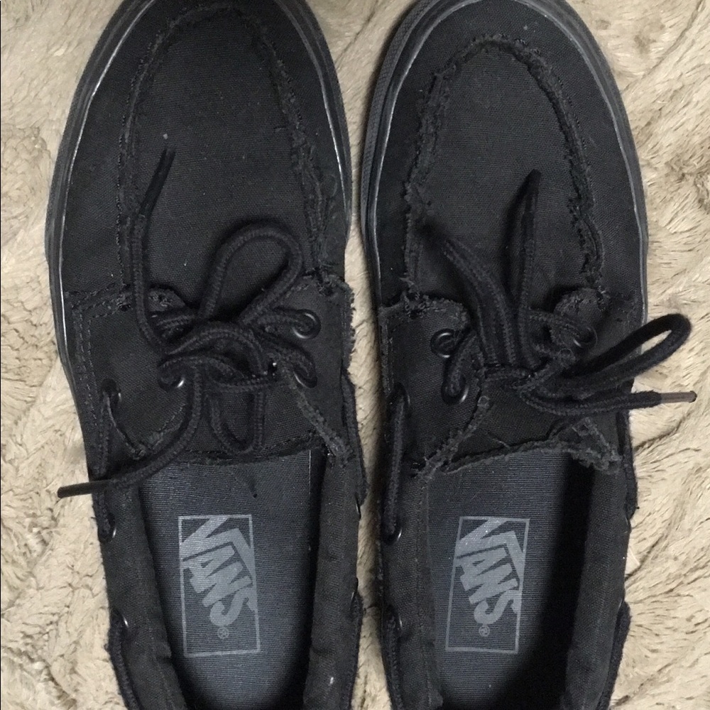 Black Low-Top Vans