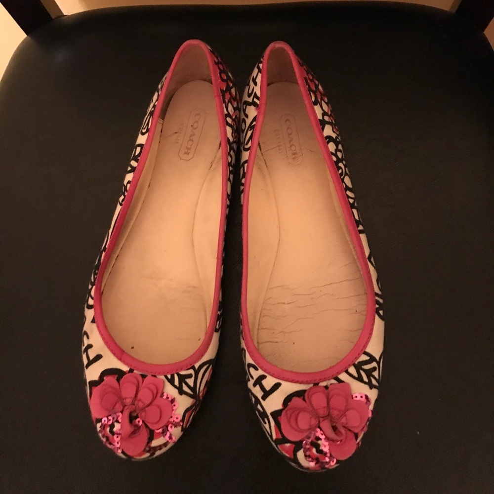 Coach shoes super cute pattern