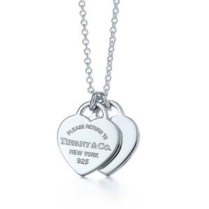 Tiffany & Co. Double Heart Necklace