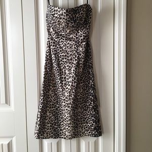 Bebe Leopard Print Dress