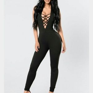 Sexy halter jumpsuit
