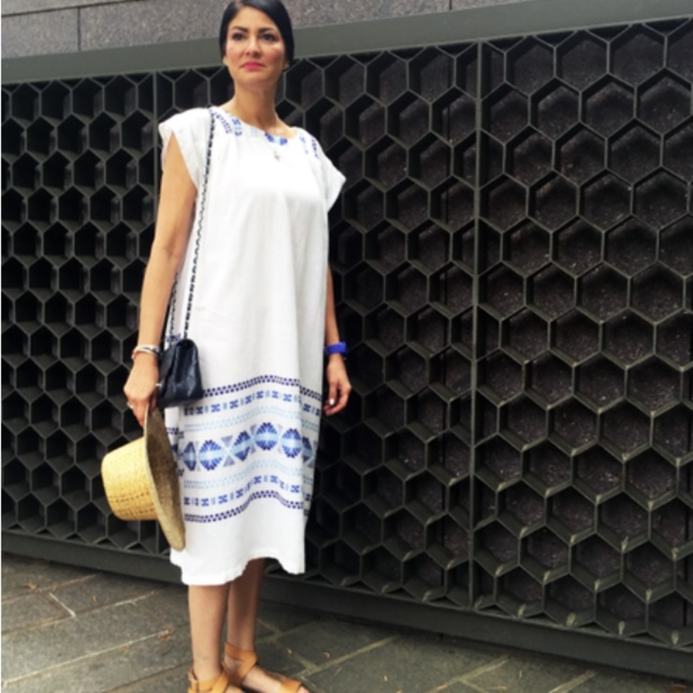 Tunic Gown - White Royal