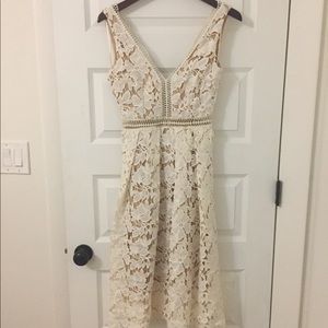 Romeo and Juliet Couture woven lace dress