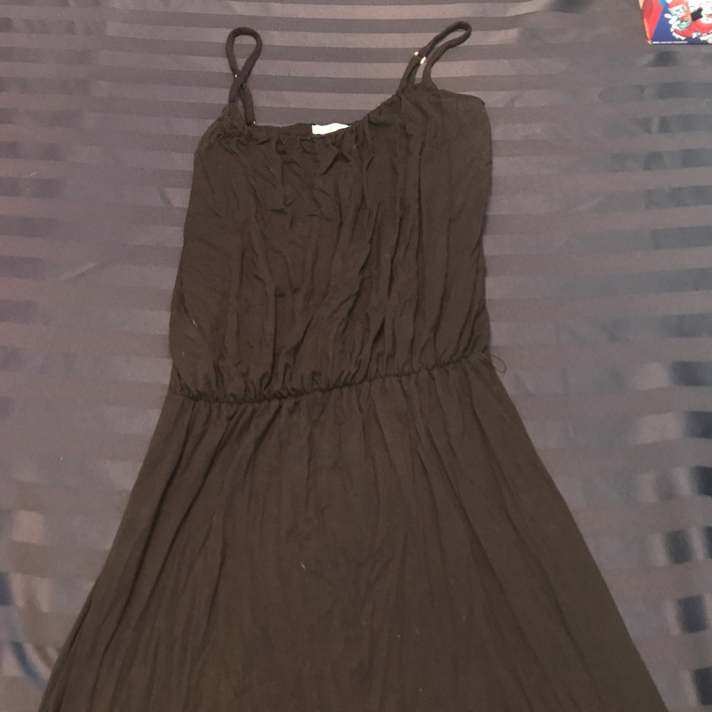Black maxi dress