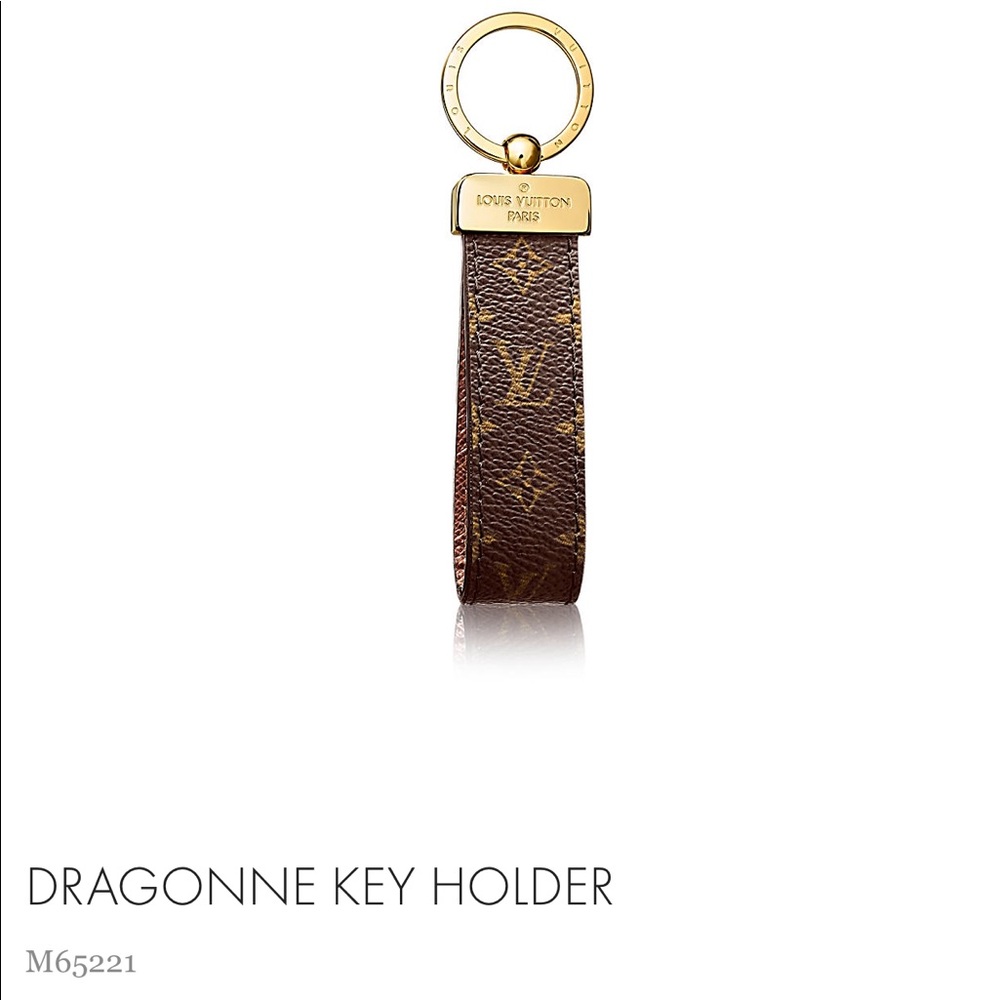 Authentic Louis Vuitton Dragonne Key Holder
