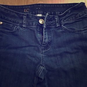 LC wide legged jeans size 2