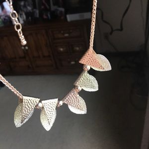 Gold jeweled necklace