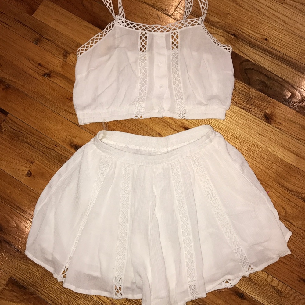 White two piece