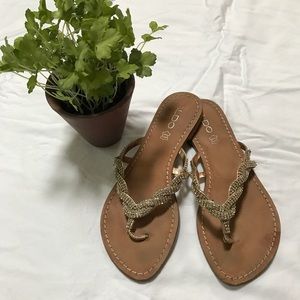 Aldo flip flops. Size 37