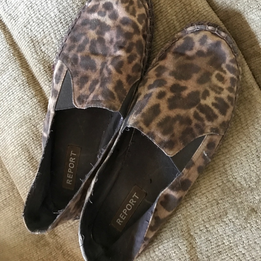 Report leopard moccasins