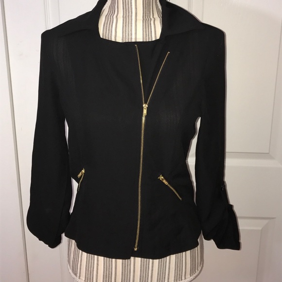 Forever 21 Tops - [Forever 21] Zip Up Blouse