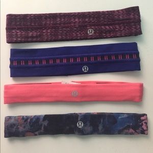 4 lululemon headbands