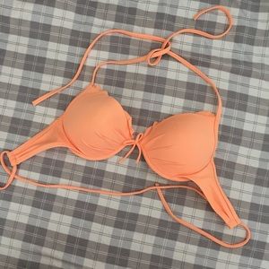 Peach Victoria's Secret Bikini Top