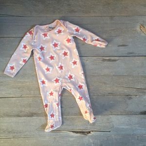 [Stella McCartney] 3 months Footed Romper Stars