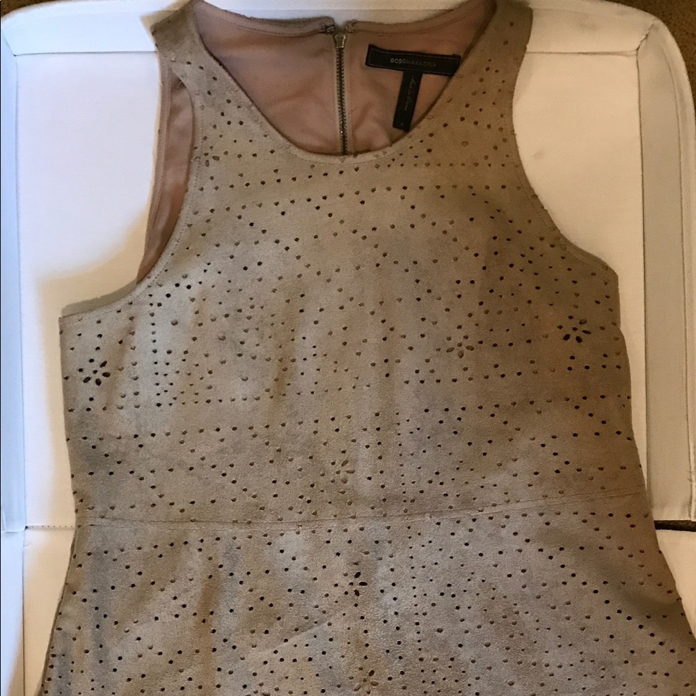 Suede tank top