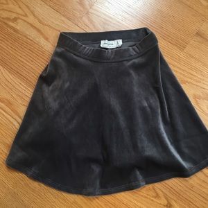 velvet skirt