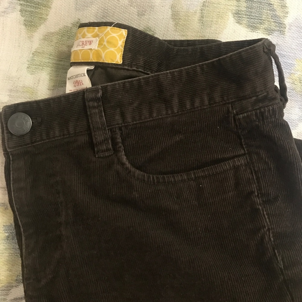 J Crew matchstick cord in new condition