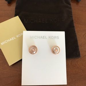 Michael Kors Rose Gold Stud Earrings