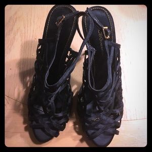 BCBGeneration high heals sandals.