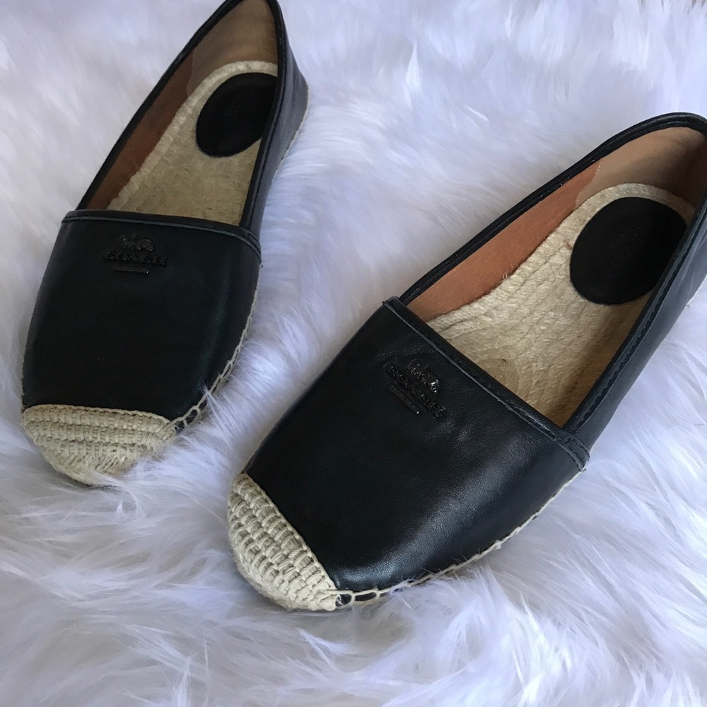 Coach Leather Espadrilles - Picture 2 of 7