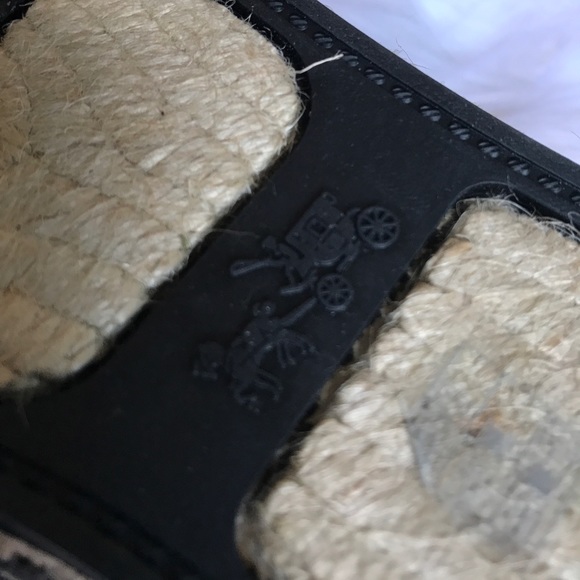 Coach Leather Espadrilles - Picture 6 of 7
