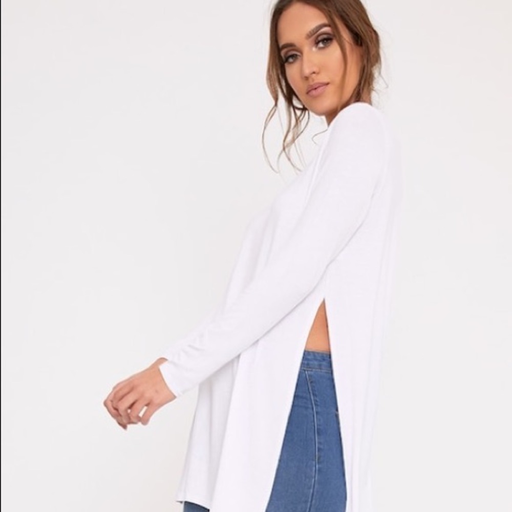 Tamsyn High Slit Top