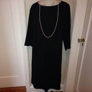 Black cocktail dress