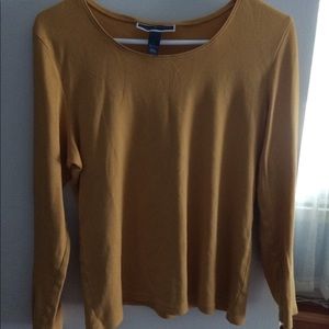 Mustard Long-sleeved Shirt