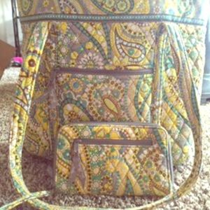 Vera Bradley tote with wallet
