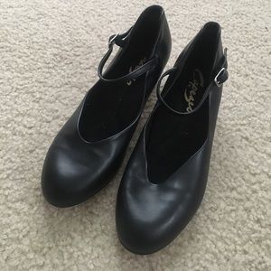 black character shoes