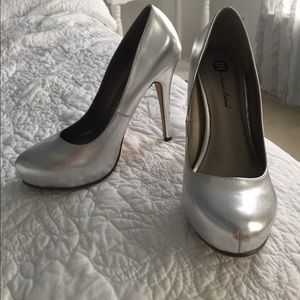 Silver heels