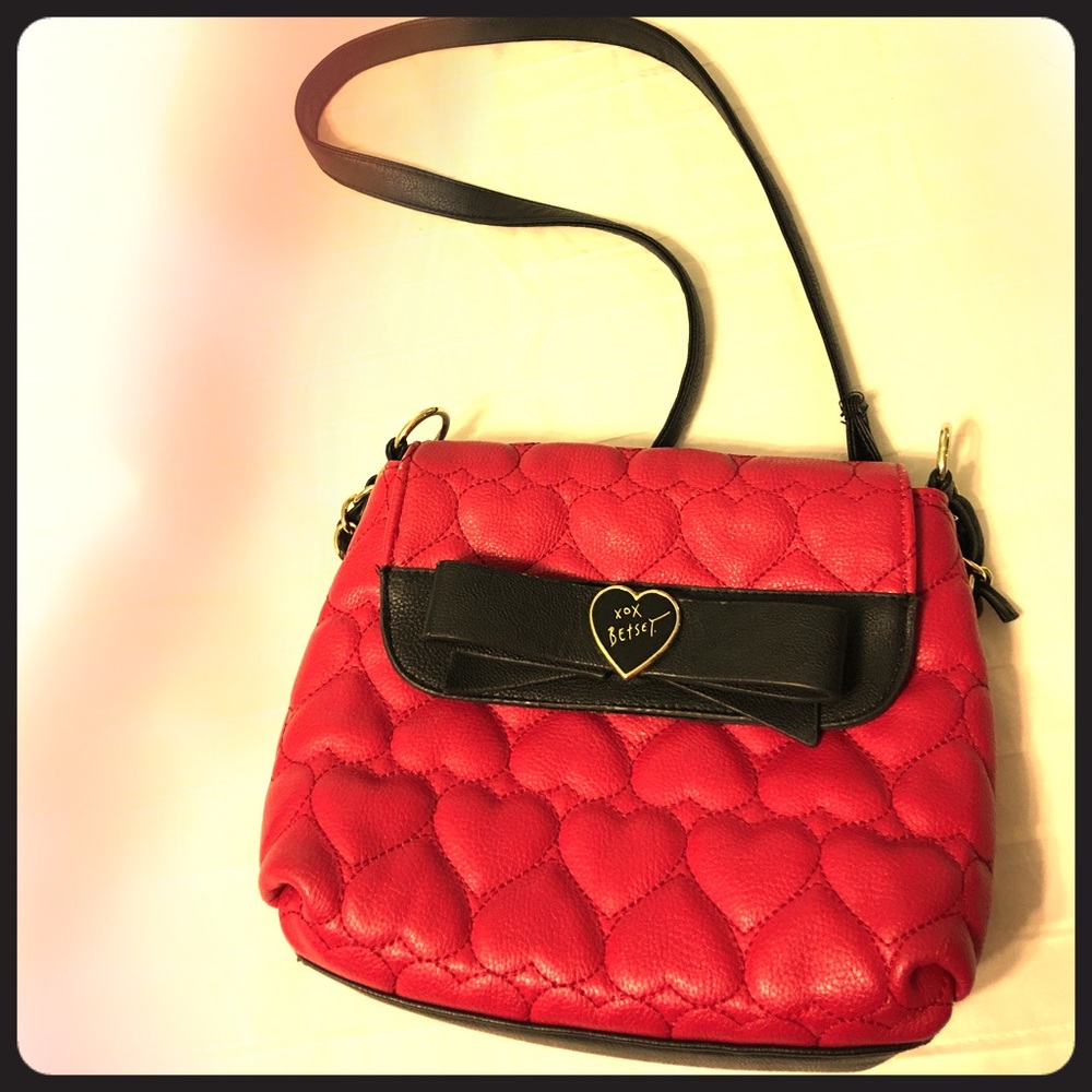 Betsy Johnson Cross Body Purse Pink 💕