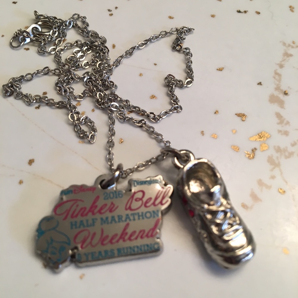 '16 Tinkerbell 1/2 Marathon Commemorative Necklace