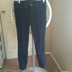 J Brand Corduroy Skinny Navy Jeans Size 29 Altered